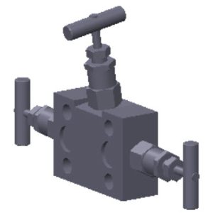 3-Valves Dual Block Flange
