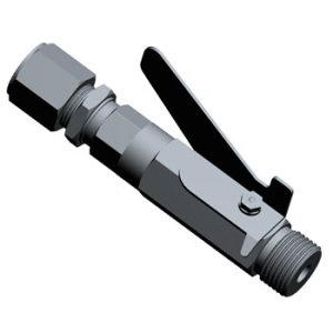 Male NPSM to Tube with BHD, Smaller Jam Nut