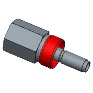Q Series Female Pipe Thread Stem Connector Fittings